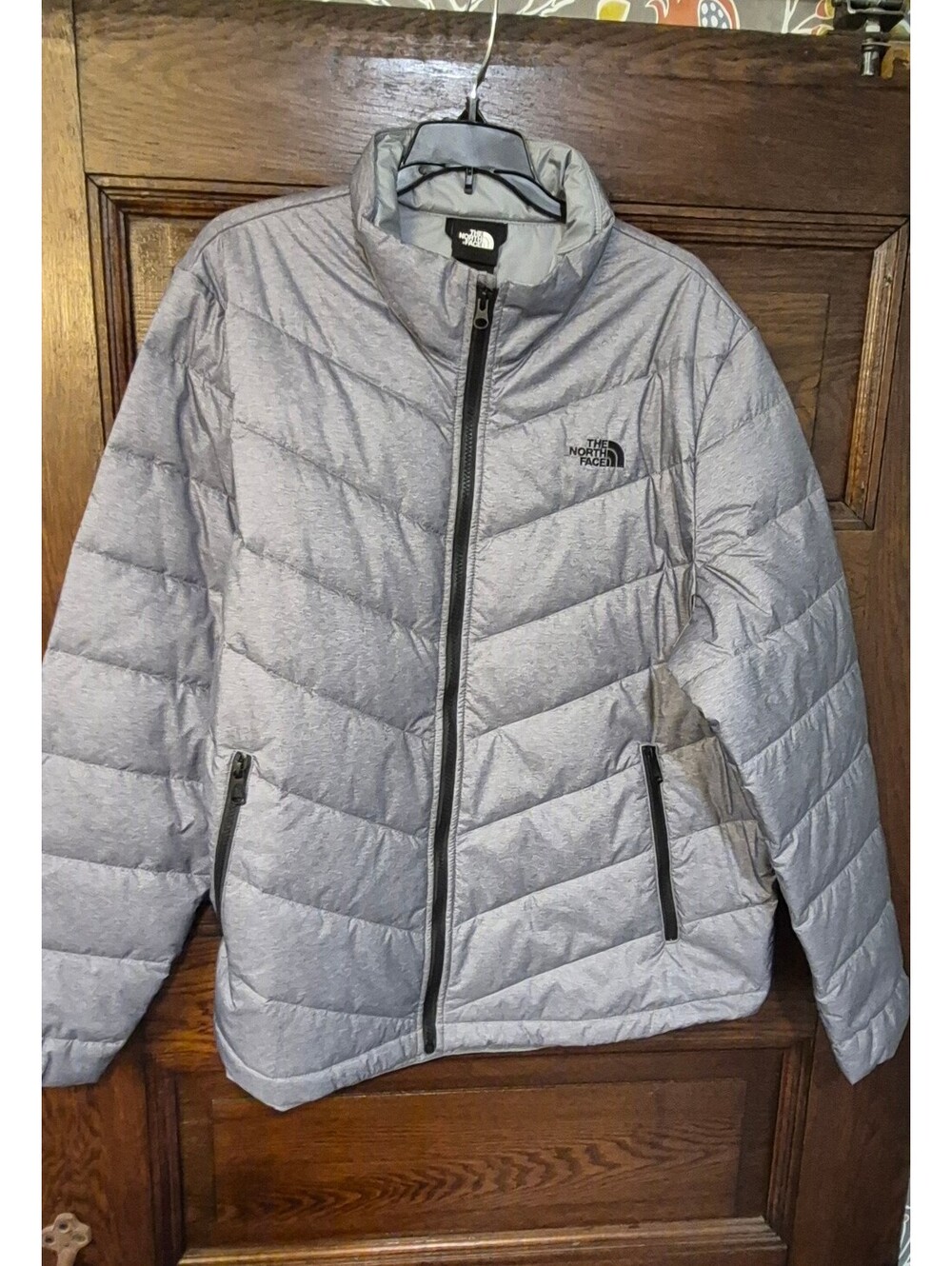 The North Face Wm. XXL Heathered Chevron Puffer - excellent